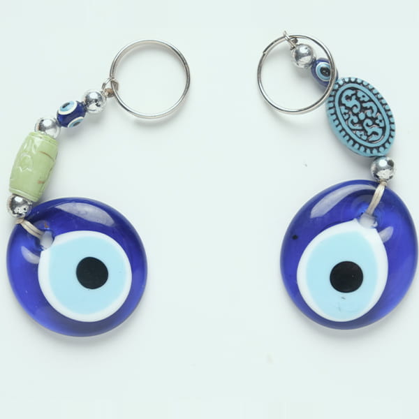 Evil eye earrings