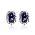 Cut Diamond Cluster Earrings
