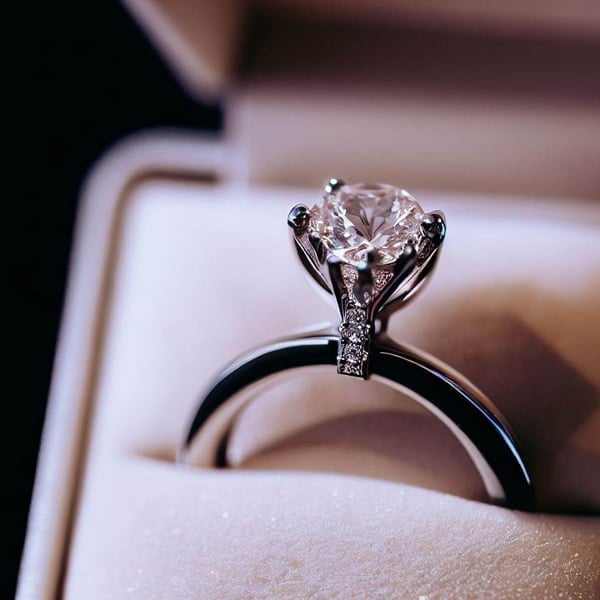 White Diamonds - A Timeless Classic for Engagement Ring