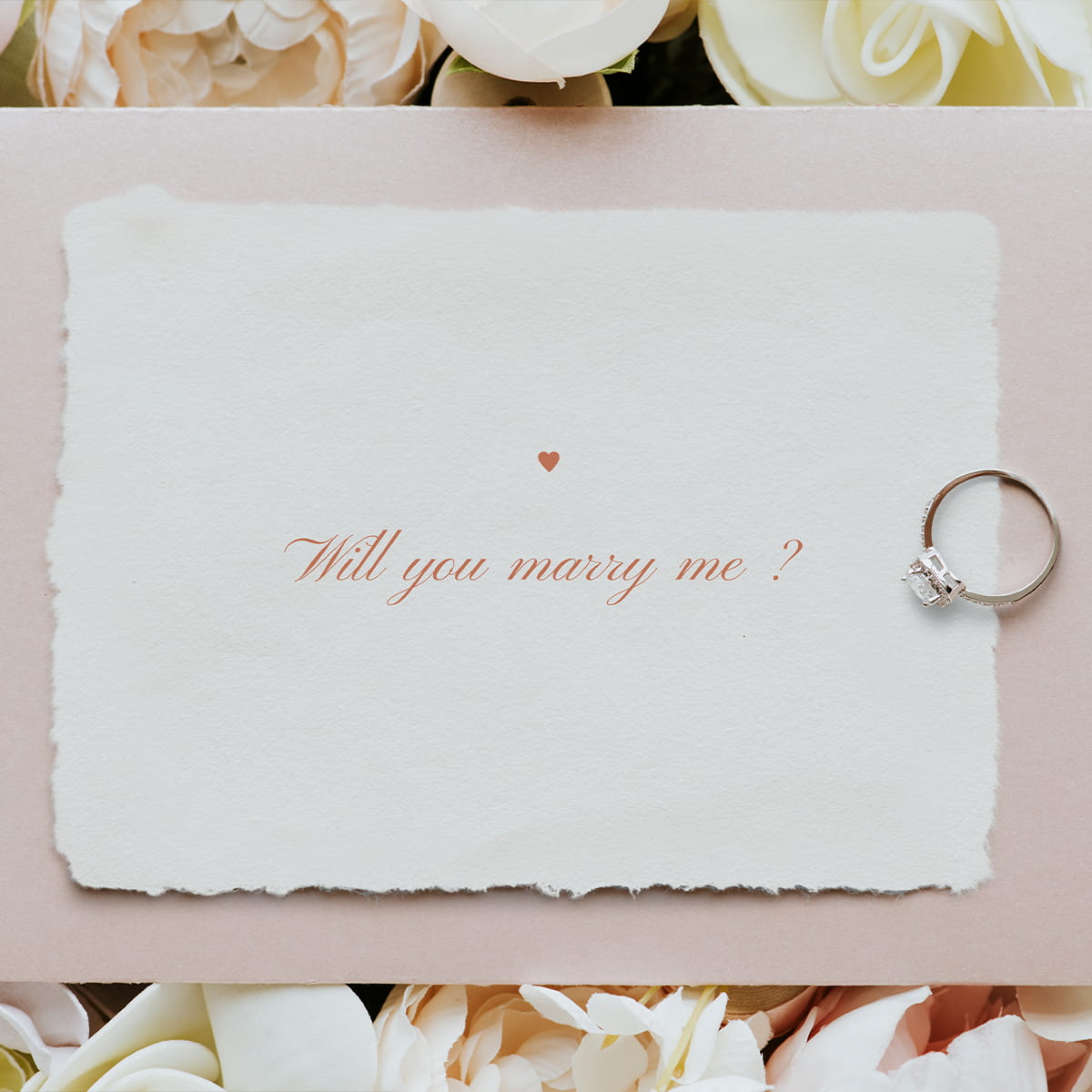 Crafting a Memorable Proposal with the perfect Ring and Flowers ...