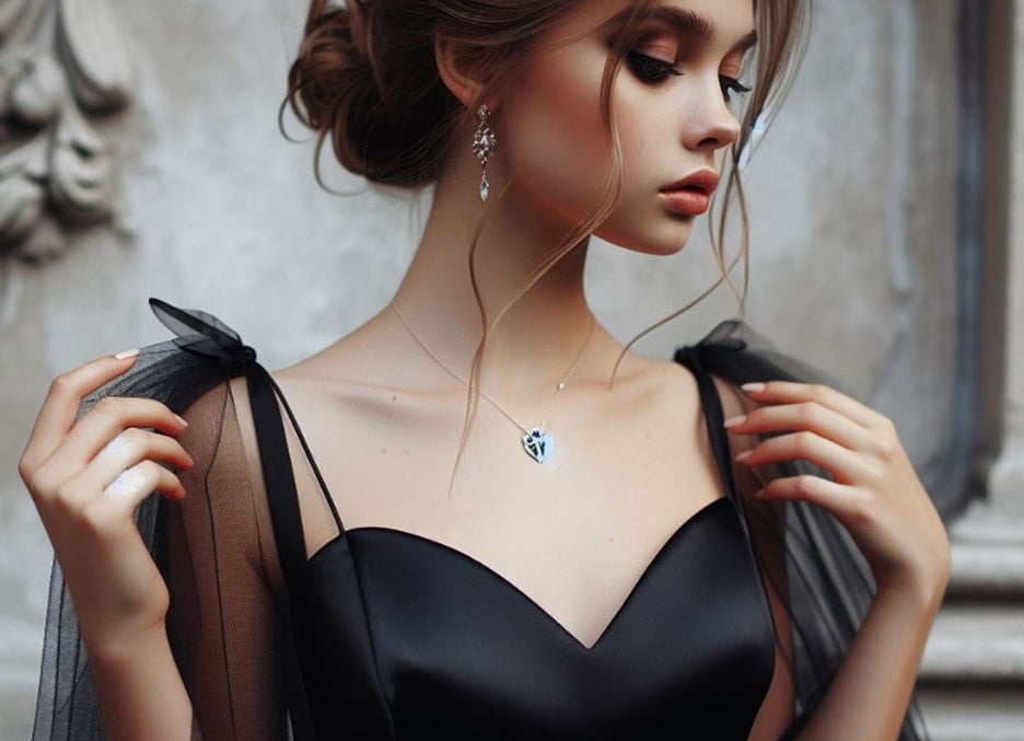 For a black dress