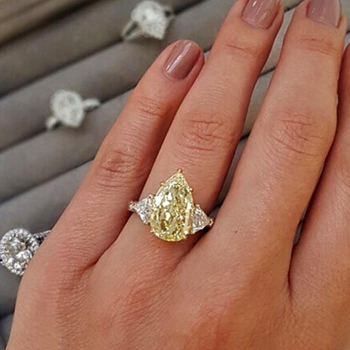 Yellow Gemstone Rings for a Unique Engagement