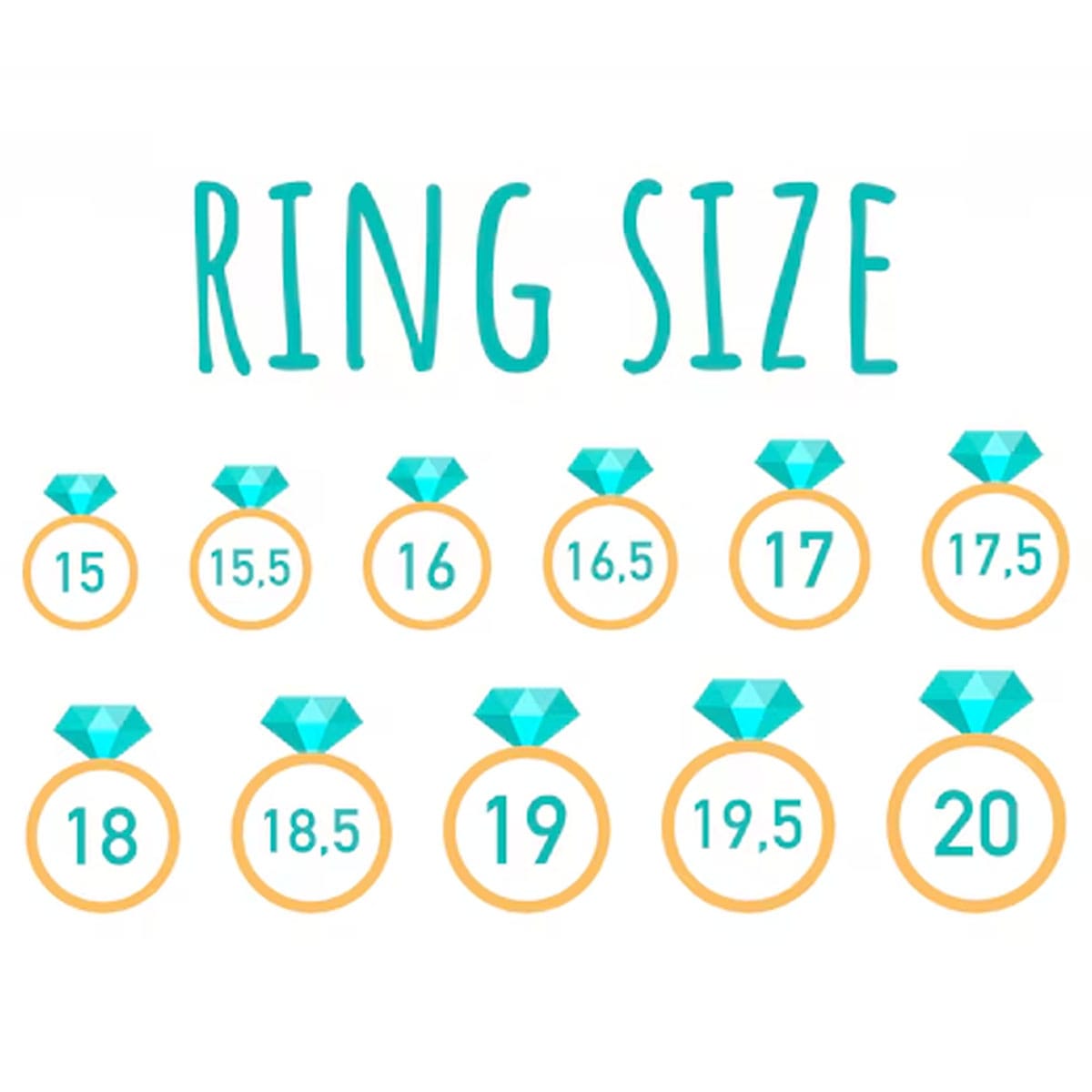 Easily Find Your Ring Size with This Accurate Chart