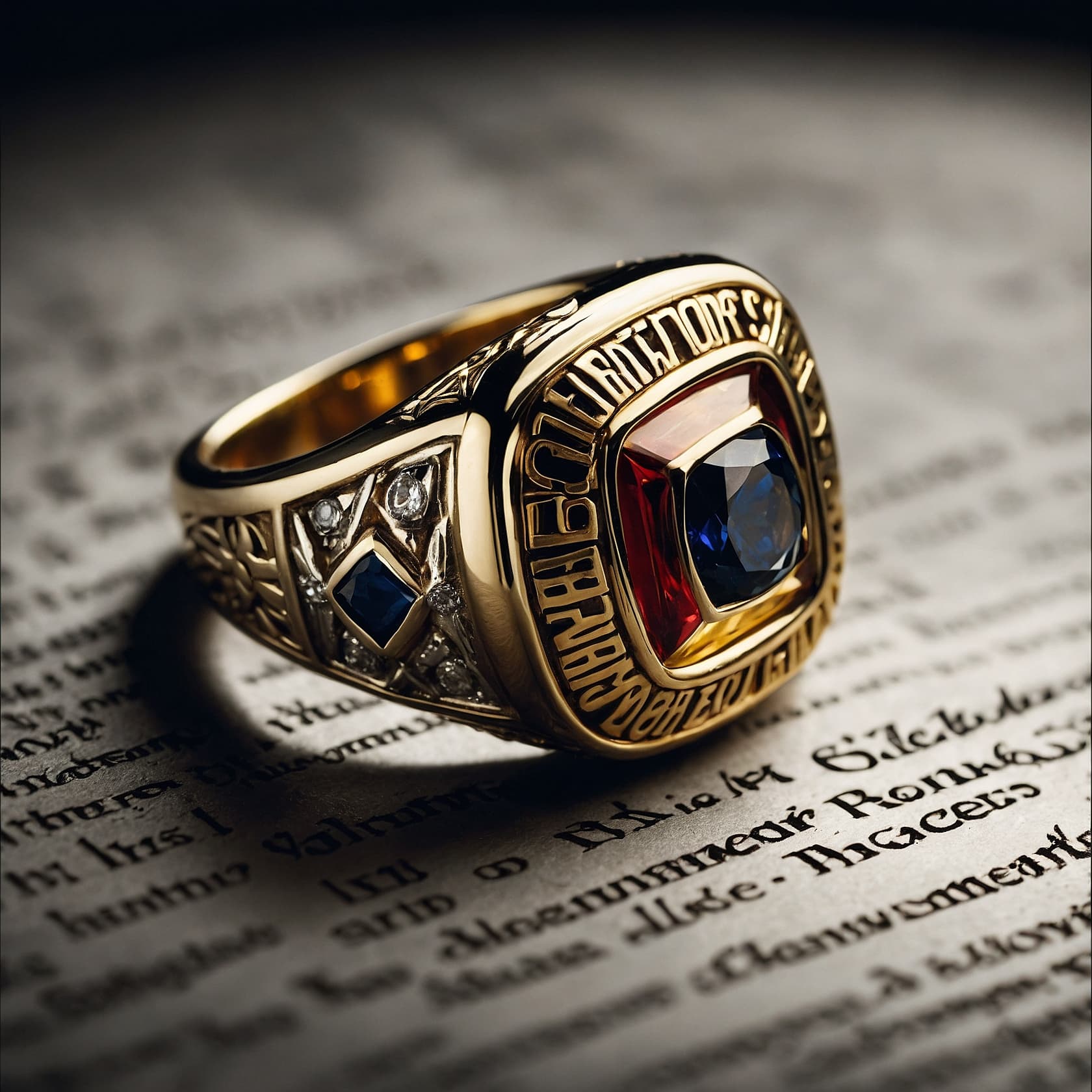 Championship ring jewellery