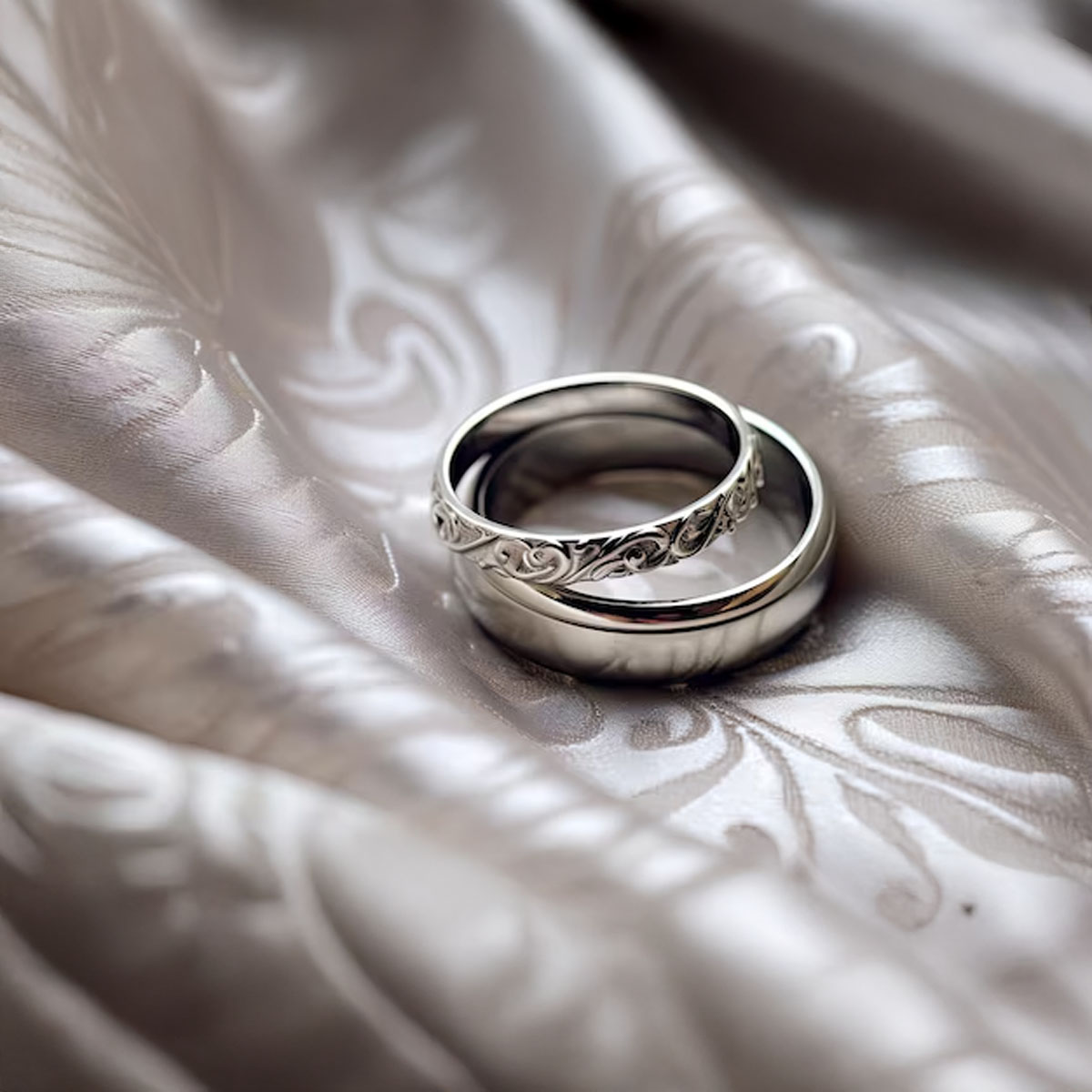 silver wedding rings, Hatton Garden jewellers, handcrafted silver rings