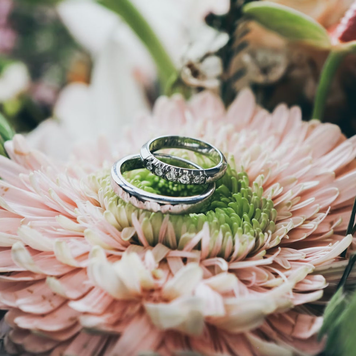 Gold and silver wedding bands, Hatton Garden fine jewellery, Unique wedding ring designs