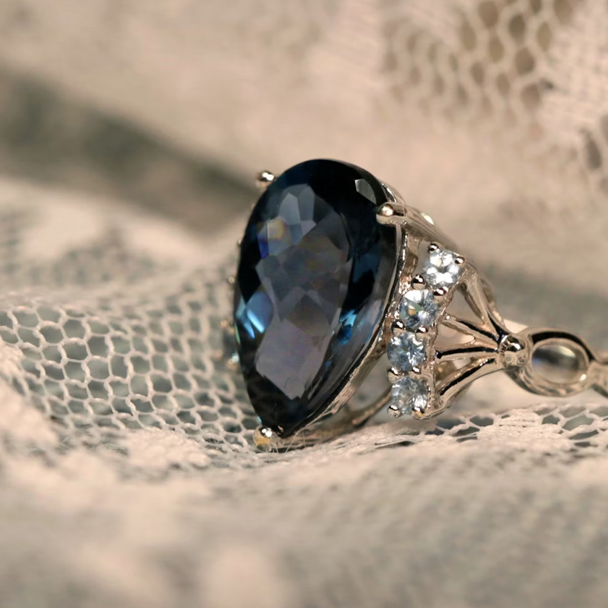blue gemstone, rare blue gemstones, sapphire engagement rings