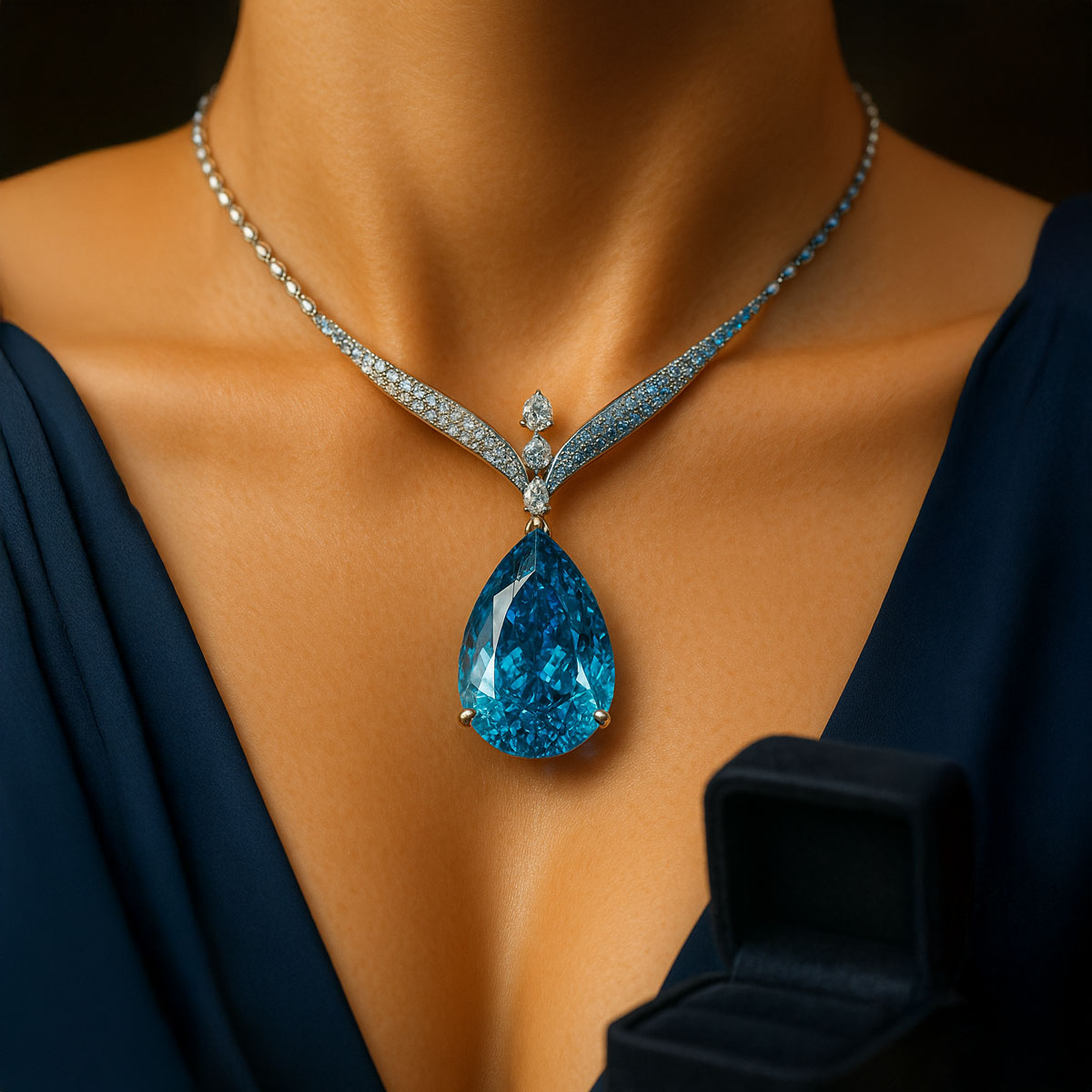 blue diamond, natural blue diamonds, lab-grown blue diamonds, blue diamond symbolism, rare coloured diamonds, engagement rings, fancy blue diamonds, deep blue diamond, Type IIb diamonds, blue diamond jewellery
