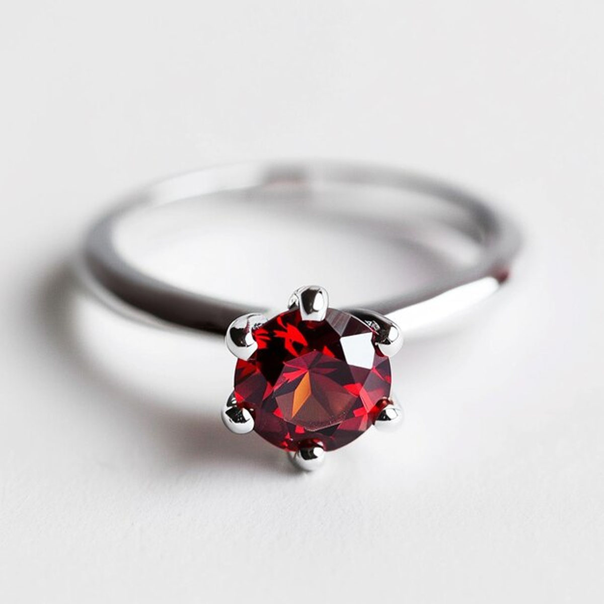 garnet ring, engagement rings, january birthstone