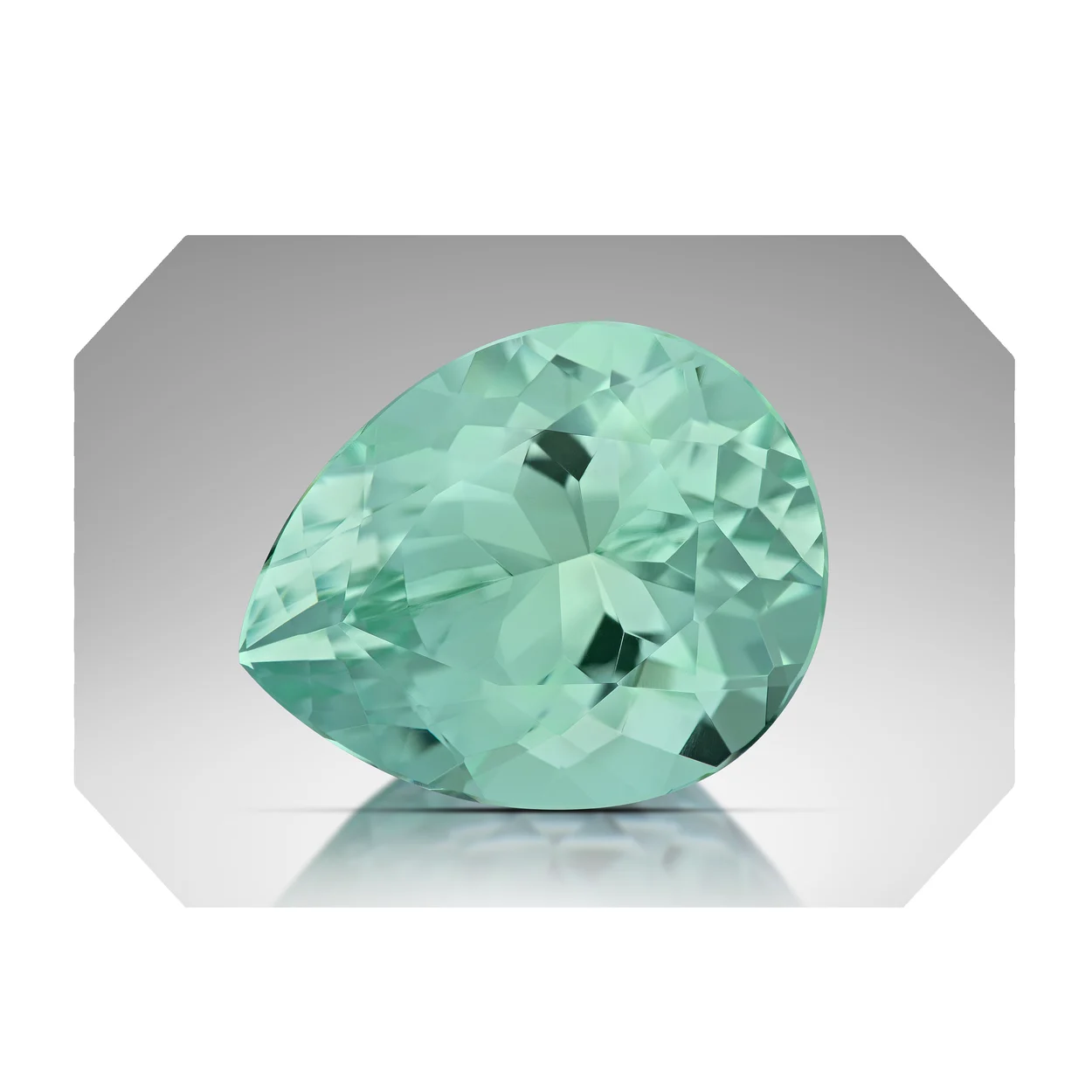Green tourmaline gemstone at Charles Bexfield, Greville Street, Hatton Garden