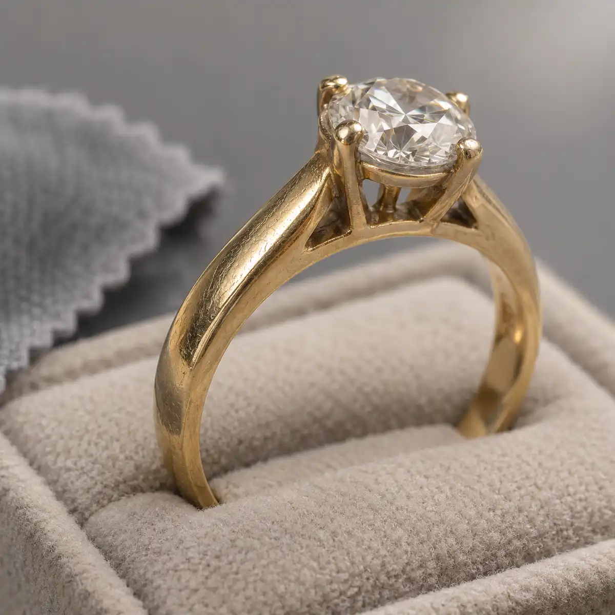 Estate and antique jewellery pieces laid out in a Hatton Garden quarter dealer, showing the variety of pre-owned stock available